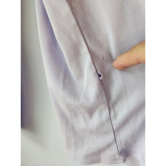 NWT Under Armour Twist Tech Quarter-Zip Logo Pullover Shirt Light Purple L *Flaw - Picture 9 of 9